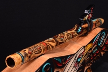 Ironwood (desert) Native American Flute, Minor, Mid A-4, #F44K (12)